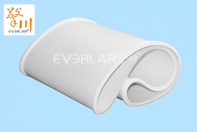 擎川everlar定制白色加雙導(dǎo)條聚氨酯PU食品輸送帶 擎川everlar定制白色加雙導(dǎo)條聚氨酯PU食品輸送帶