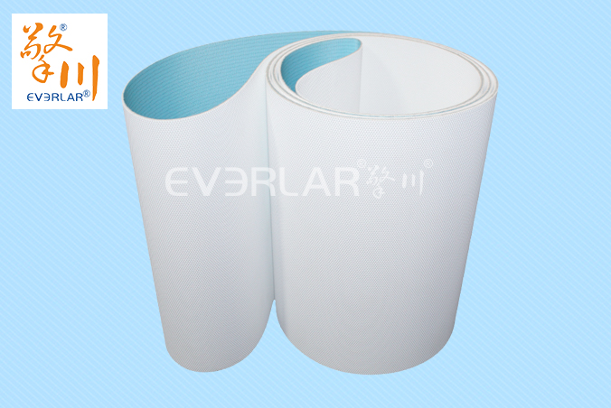 藍(lán)白色鉆紋PU輸送帶食品級(jí)輸送帶 藍(lán)白色鉆紋PU輸送帶食品級(jí)輸送帶