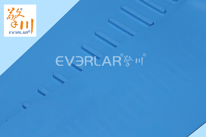 藍色易清潔帶加雙導條肉類加工輸送機械設備