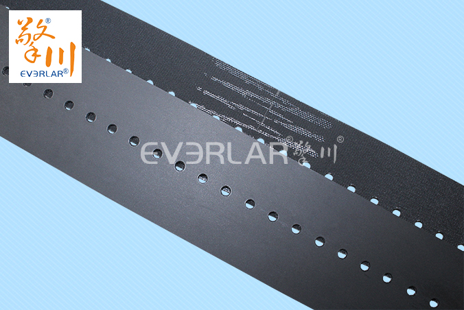 pu輸送帶黑色打孔聚氨酯傳送帶黑色pu工業皮帶