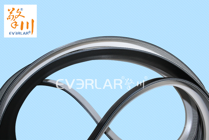 黑色PVC輸送帶加導條耐油耐腐蝕耐高溫工業皮帶定制