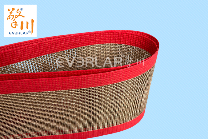 鐵氟龍網格輸送帶防火耐腐蝕耐高溫工業皮帶