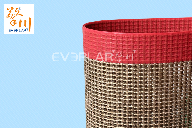 鐵氟龍網格輸送帶防火耐腐蝕耐高溫工業皮帶