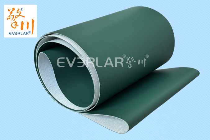 墨綠啞光PVC輸送帶加導條耐腐蝕防滑易清潔工業皮帶定制 墨綠啞光PVC輸送帶加導條耐腐蝕防滑易清潔工業皮帶定制