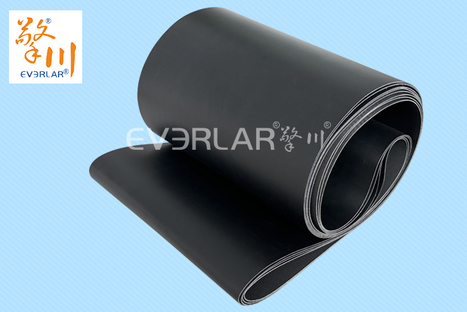 黑色PU輸送帶耐磨耐油耐腐蝕工業皮帶