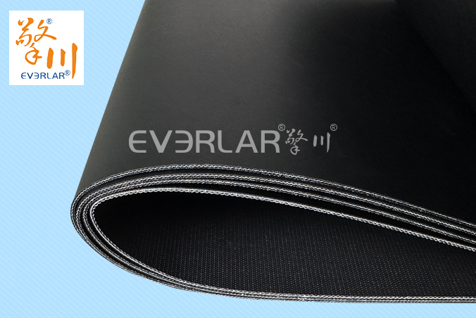 黑色PU輸送帶耐磨耐油耐腐蝕工業皮帶