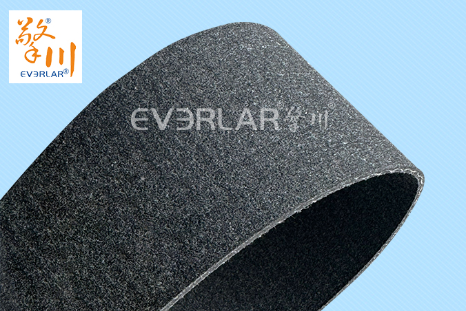 灰色毛氈輸送帶耐磨降噪防靜電工業皮帶