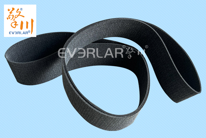 灰色毛氈輸送帶耐磨降噪防靜電工業皮帶