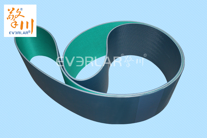 藍綠鉆紋PVC輸送帶耐溫防靜電易清潔工業皮帶