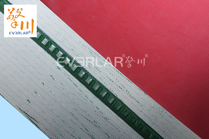 橡膠輸送帶加導條耐磨防滑耐溫工業皮帶