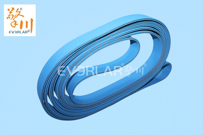 雙面藍(lán)色片基帶耐磨耐曲撓拉力強(qiáng)工業(yè)皮帶 雙面藍(lán)色片基帶耐磨耐曲撓拉力強(qiáng)工業(yè)皮帶