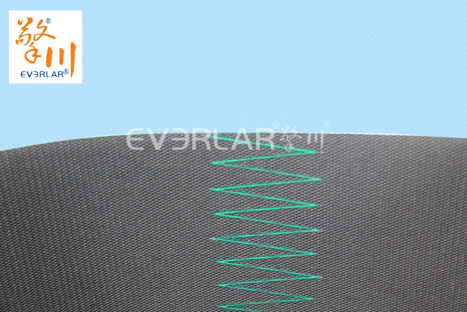 綠黑PU輸送帶耐磨耐切割耐腐蝕工業皮帶定制