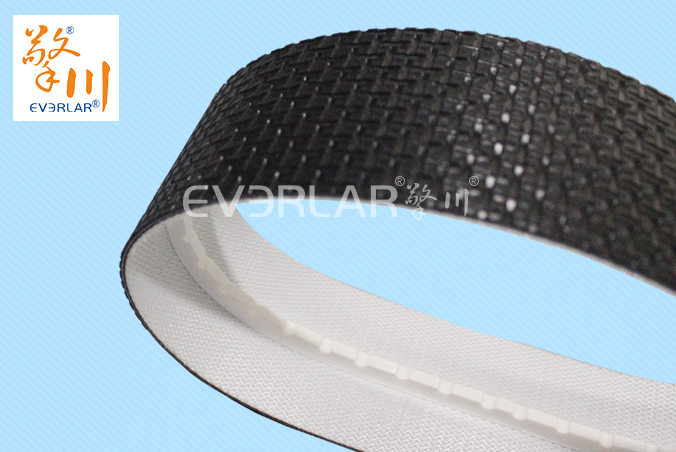 黑色席字紋PVC輸送帶加導條耐磨防靜電耐腐蝕工業皮帶