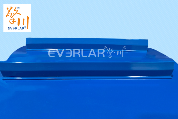 PU輸送帶加擋板導條耐磨防滑藍色食品級自動化流水線傳送帶定制