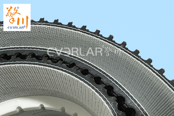 黑色PVC花紋帶加導條耐磨防滑包裝行業分揀機輸送帶擎川定制