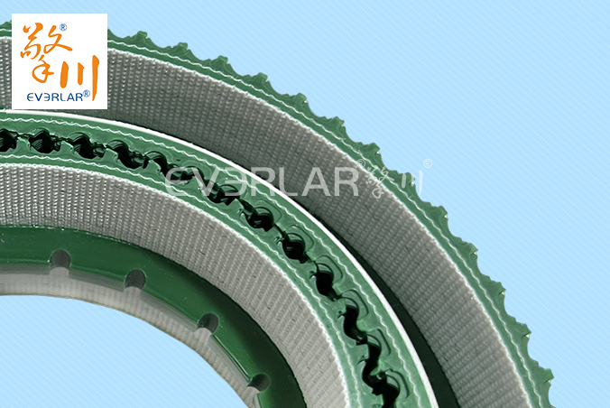 綠色PVC花紋帶加導條耐磨防滑物流行業快遞分揀機輸送帶擎川定制