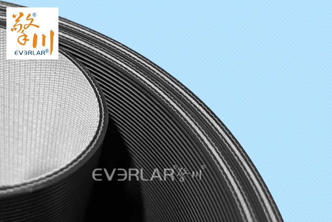 黑色直紋PVC輸送帶耐磨防滑包裝行業生產線設備傳輸帶擎川定制