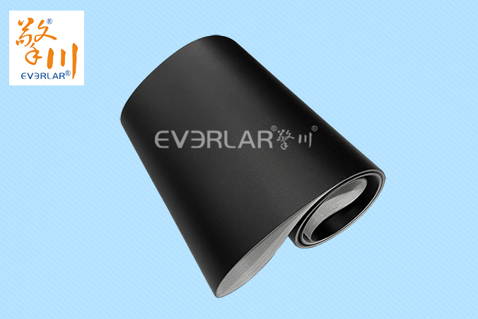 黑色直紋PVC輸送帶耐磨防滑包裝行業生產線設備傳輸帶擎川定制