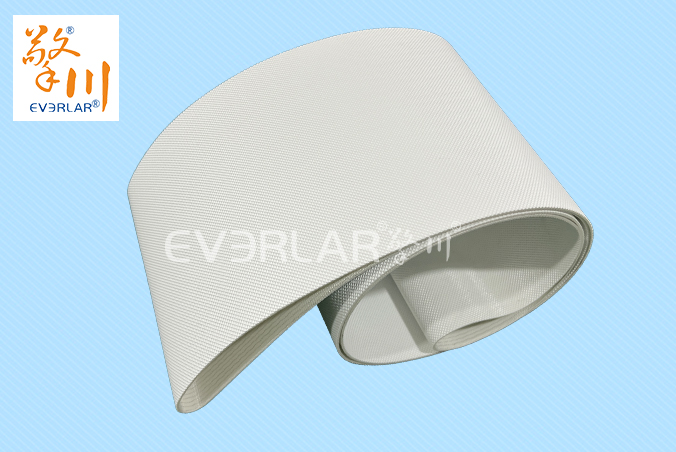 食品級白色PU鉆石紋輸送帶耐磨防滑適配餅干生產線包裝機皮帶