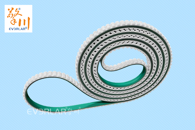 PU同步帶加綠布耐磨耐油食品包裝自動化生產線聚氨酯皮帶加工