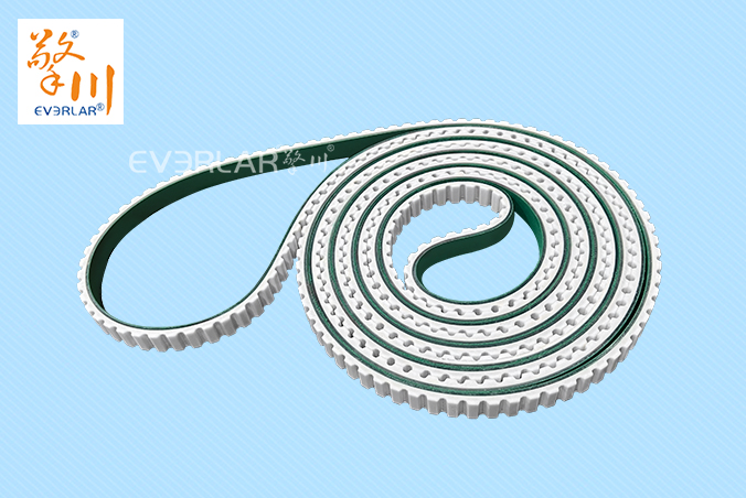 PU同步帶加綠布耐磨耐油食品包裝自動化生產線聚氨酯皮帶加工