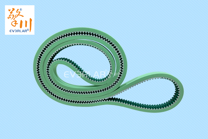 PU同步帶加綠布發(fā)泡膠耐磨耐油食品包裝機(jī)傳動(dòng)帶廠家定制加工