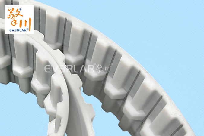 PU同步帶加擋塊耐磨耐油食品級行業聚氨酯傳動帶廠家定制