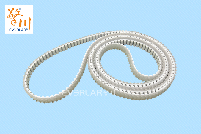 白色聚氨酯PU同步帶加魚骨紋耐磨耐油食品包裝分揀機(jī)傳動(dòng)帶everlar定制 白色聚氨酯PU同步帶加魚骨紋耐磨耐油食品包裝分揀機(jī)傳動(dòng)帶everlar定制