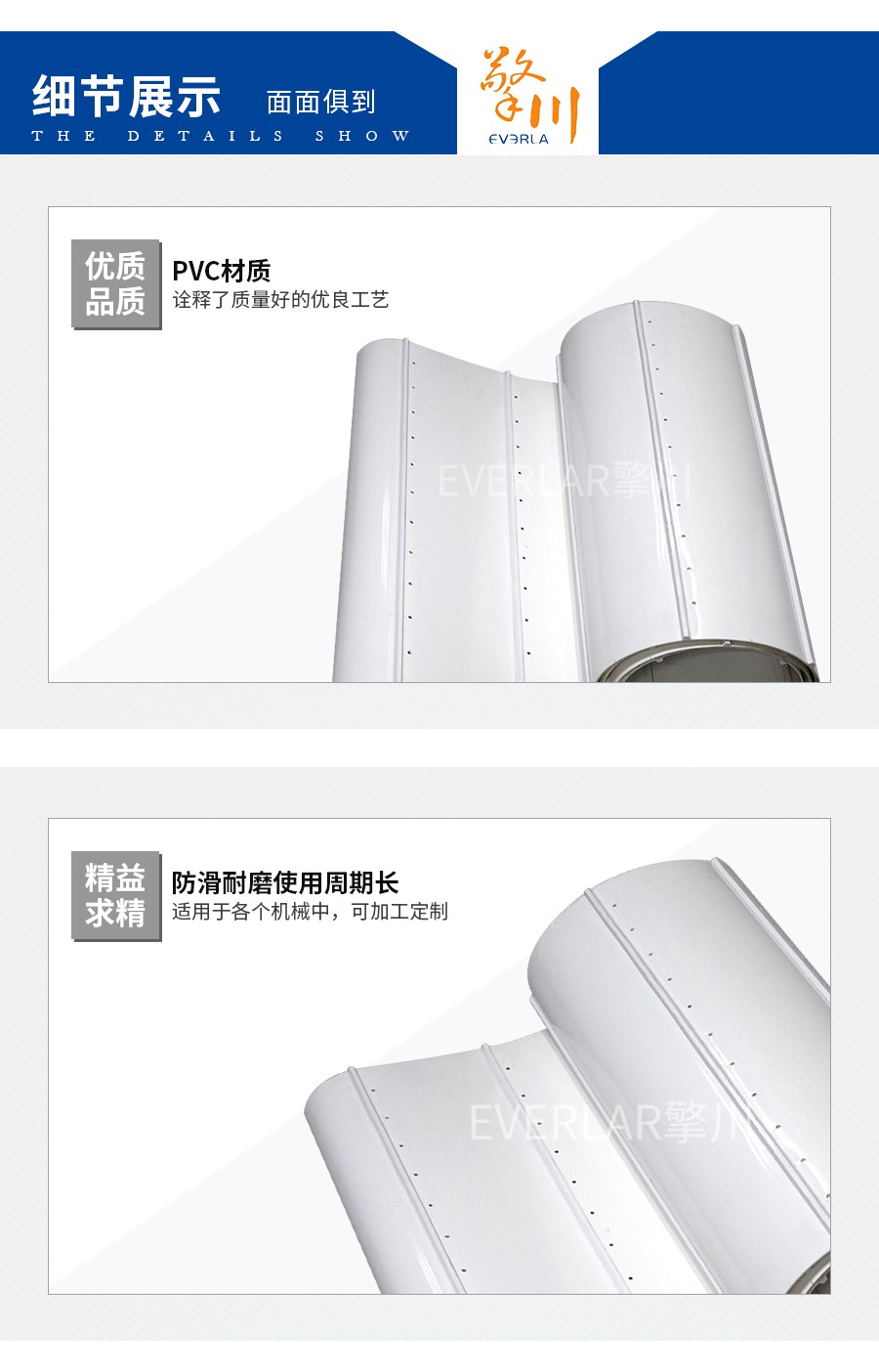 食品輸送帶加導條打孔 食品輸送帶加導條打孔